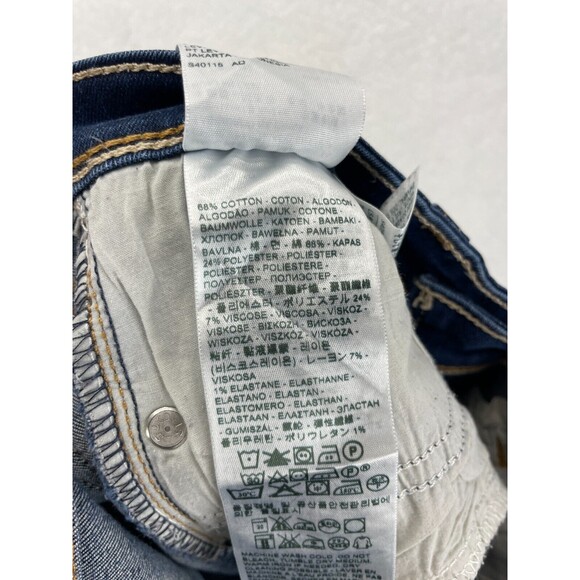 Levi’s Demi Curve‎ Skinny Jeans Women’s W26 L32 Blue Low Rise Stretch Denim - Picture 8 of 9